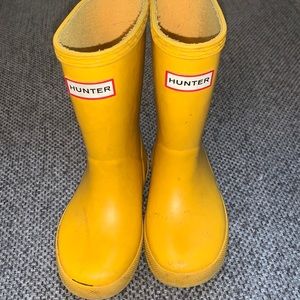 Hunter Yellow Boots